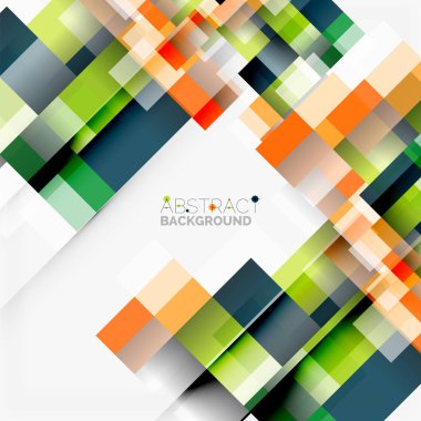 Soyut engeller şablon tasarım arka plan, beyaz, basit geometrik şekiller düz çizgiler ve dikdörtgenler