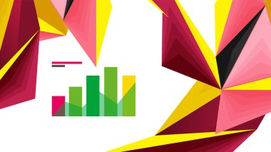 Modern üçgen sunu şablonu