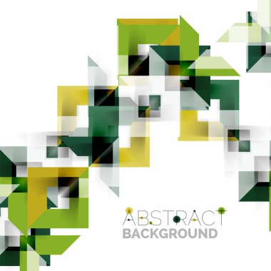 Beyaz Modern kare geometrik desen tasarım