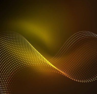 Vektör dalga parçacıklar arka plan