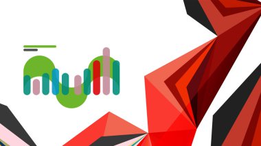 Modern üçgen sunu şablonu