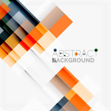 Soyut engeller şablon tasarım arka plan, beyaz, basit geometrik şekiller düz çizgiler ve dikdörtgenler