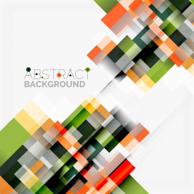 Soyut engeller şablon tasarım arka plan, beyaz, basit geometrik şekiller düz çizgiler ve dikdörtgenler