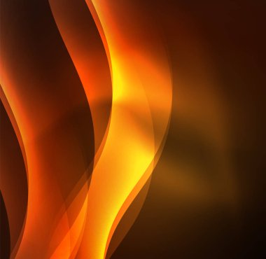 Neon ışıklı dalgalar