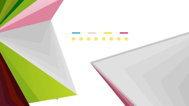 Modern üçgen sunu şablonu