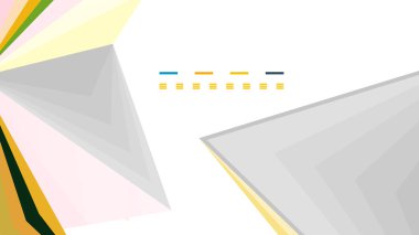 Modern üçgen sunu şablonu