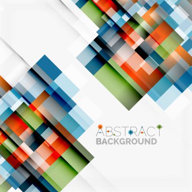 Soyut engeller şablon tasarım arka plan, beyaz, basit geometrik şekiller düz çizgiler ve dikdörtgenler