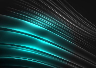 parlayan futuristik çizgiler