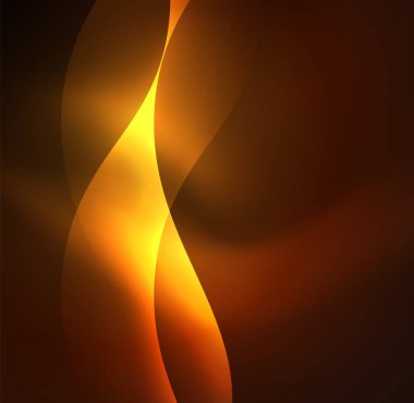 Neon ışıklı dalgalar