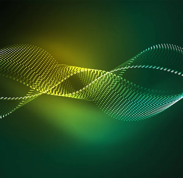 Vektör dalga parçacıklar arka plan