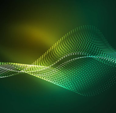 Vektör dalga parçacıklar arka plan