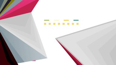 Modern üçgen sunu şablonu