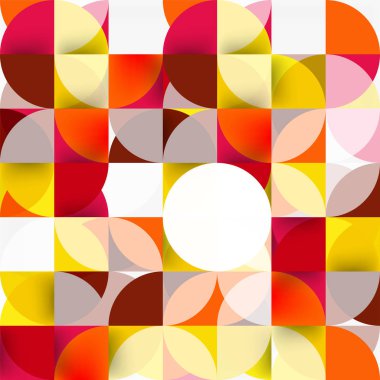 Modern geometrik arka plan daire