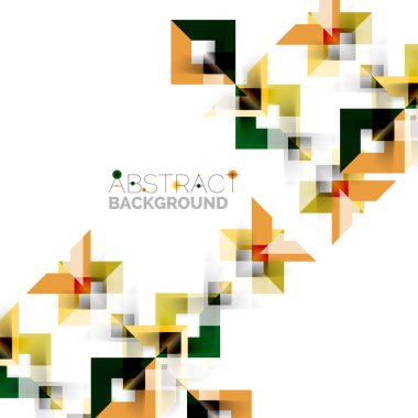 Beyaz Modern kare geometrik desen tasarım