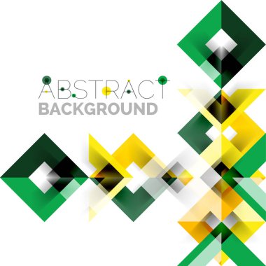 Beyaz Modern kare geometrik desen tasarım