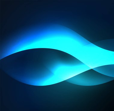 Neon ışıklı dalgalar