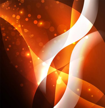 Neon ışıklı dalgalar