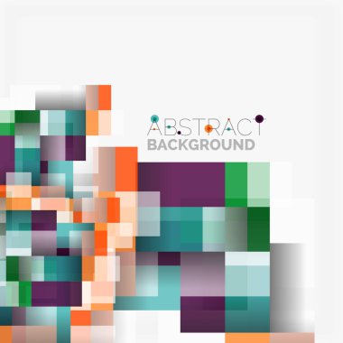 Soyut engeller şablon tasarım arka plan, beyaz, basit geometrik şekiller düz çizgiler ve dikdörtgenler