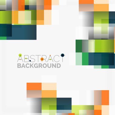 Soyut engeller şablon tasarım arka plan, beyaz, basit geometrik şekiller düz çizgiler ve dikdörtgenler