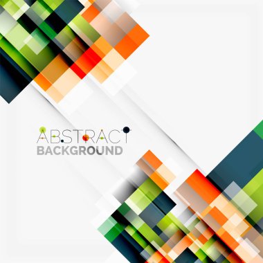 Soyut engeller şablon tasarım arka plan, beyaz, basit geometrik şekiller düz çizgiler ve dikdörtgenler