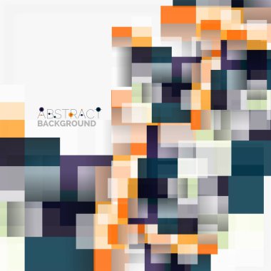 Soyut engeller şablon tasarım arka plan, beyaz, basit geometrik şekiller düz çizgiler ve dikdörtgenler