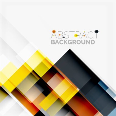 Soyut engeller şablon tasarım arka plan, beyaz, basit geometrik şekiller düz çizgiler ve dikdörtgenler