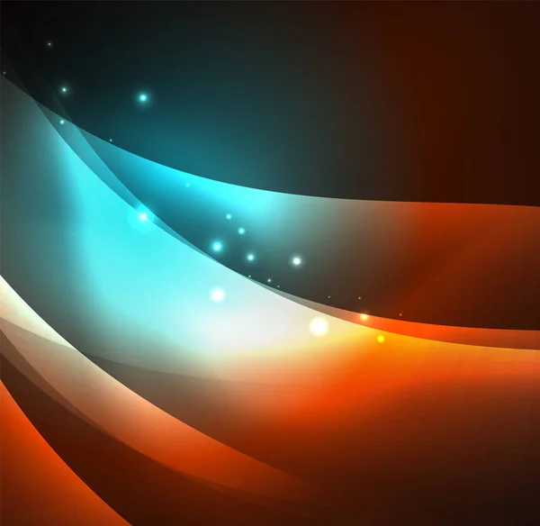 Світлові неонові хвилі — стоковий вектор