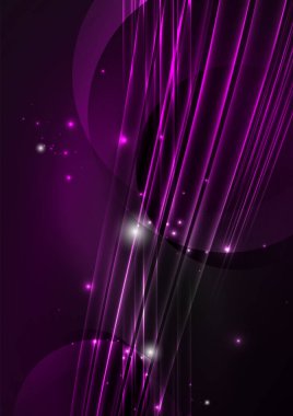 parlayan futuristik çizgiler