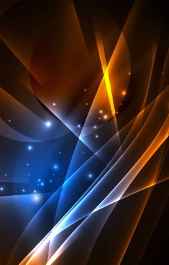 Vektör Kutup ışıkları kavramı arka plan