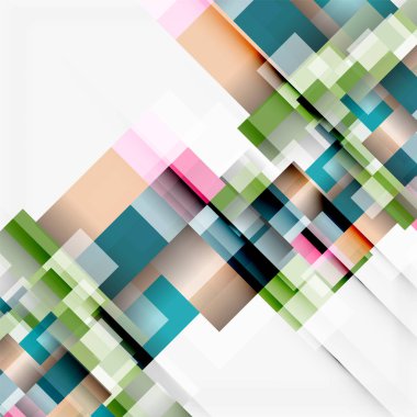 Soyut engeller şablon tasarım arka plan, beyaz, basit geometrik şekiller düz çizgiler ve dikdörtgenler