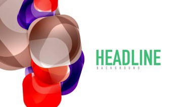 Modern geometrik sunum arka plan