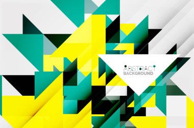 Üçgen desen tasarım arka plan