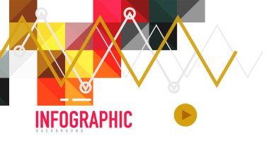 Modern geometrik sunum arka plan