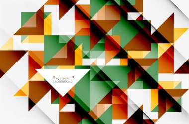 Üçgen desen tasarım arka plan