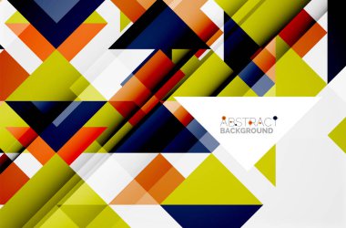 Üçgen desen tasarım arka plan