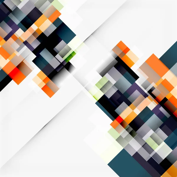 Soyut engeller şablon tasarım arka plan, beyaz, basit geometrik şekiller düz çizgiler ve dikdörtgenler