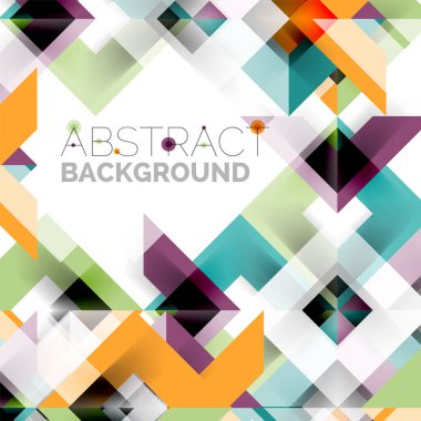 Beyaz Modern kare geometrik desen tasarım