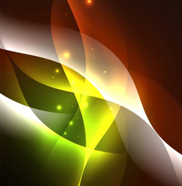 Neon ışıklı dalgalar