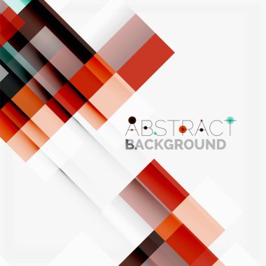 Soyut engeller şablon tasarım arka plan, beyaz, basit geometrik şekiller düz çizgiler ve dikdörtgenler