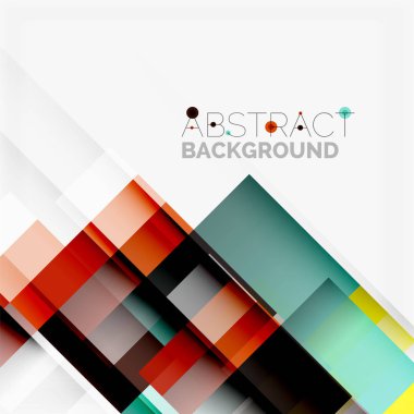 Soyut engeller şablon tasarım arka plan, beyaz, basit geometrik şekiller düz çizgiler ve dikdörtgenler