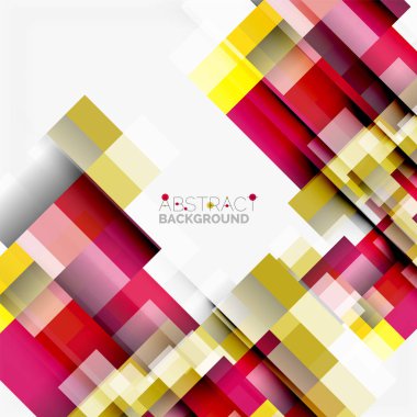 Soyut engeller şablon tasarım arka plan, beyaz, basit geometrik şekiller düz çizgiler ve dikdörtgenler