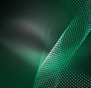 Vektör dalga parçacıklar arka plan