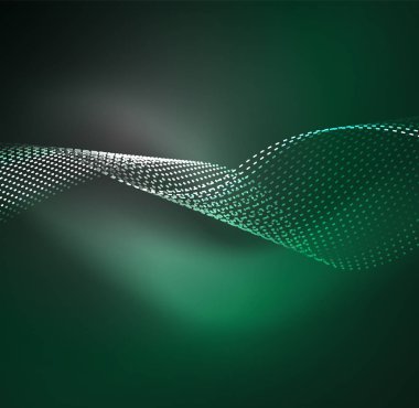 Vektör dalga parçacıklar arka plan