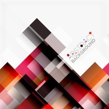 Soyut engeller şablon tasarım arka plan, beyaz, basit geometrik şekiller düz çizgiler ve dikdörtgenler