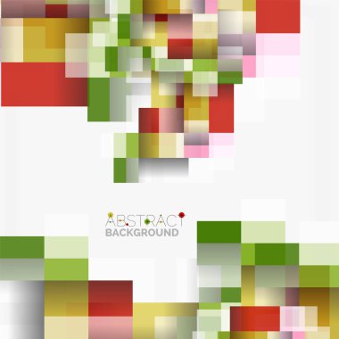 Soyut engeller şablon tasarım arka plan, beyaz, basit geometrik şekiller düz çizgiler ve dikdörtgenler