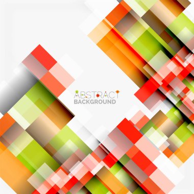 Soyut engeller şablon tasarım arka plan, beyaz, basit geometrik şekiller düz çizgiler ve dikdörtgenler