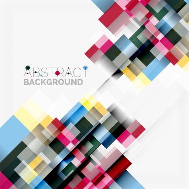 Soyut engeller şablon tasarım arka plan, beyaz, basit geometrik şekiller düz çizgiler ve dikdörtgenler