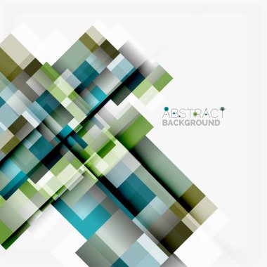 Soyut engeller şablon tasarım arka plan, beyaz, basit geometrik şekiller düz çizgiler ve dikdörtgenler