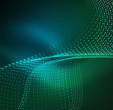 Vektör dalga parçacıklar arka plan