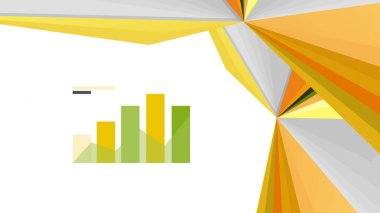 Modern üçgen sunu şablonu